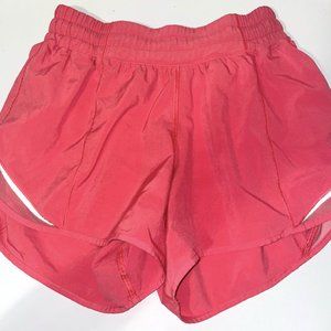 Size 4 Pink Lululemon shorts hotty hot